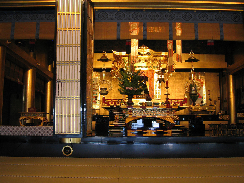 Temple inside - Kyoto