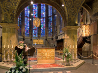 Inside Aachen Cathedral