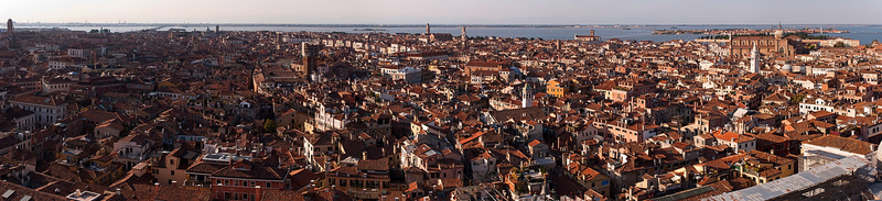 Venice roof panorama