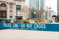 Do not Cross, Near DuSable Bridge, Chicago, IL